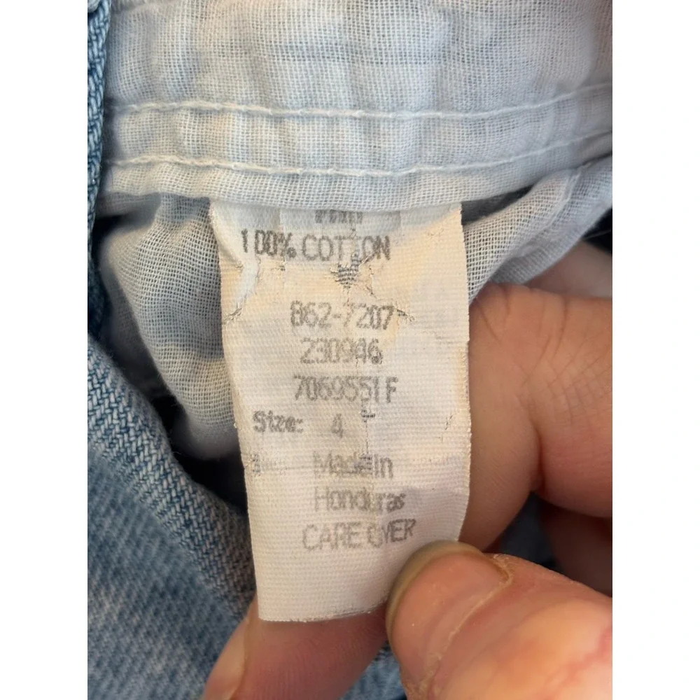 Osh Kosh Toddler Overalls Unisex 4T Denim